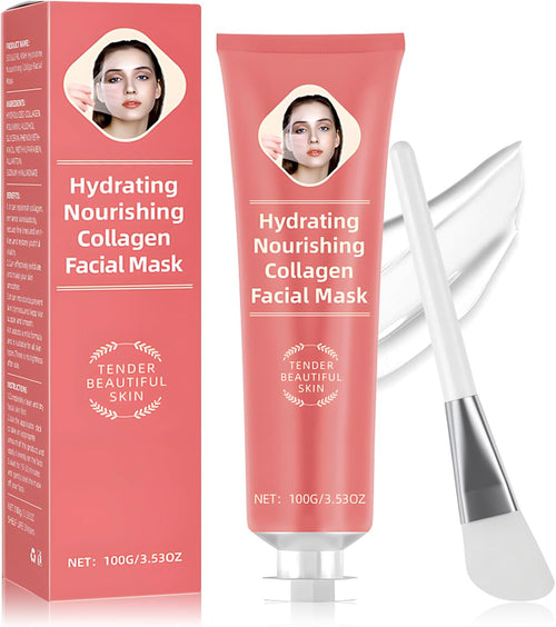 Collagen Night Mask, Collagen Peel off Mask, Masque Collagene Visage, Collagen Overnight Peel off Facial Mask, Raffermissant Et Liftant, Renforcer La Peau (C)