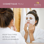 BIOCYTE Mask À Base De Collagène - Peau Repulpée, Hydratant, Rides Estompée - Acide Hyaluronique, Collagène, Céramides - 1 Masque En Biocellulose - Appliquer 1 Fois Par Semaine